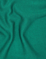Teal Plain Jersey Knitted Polo Shirt
