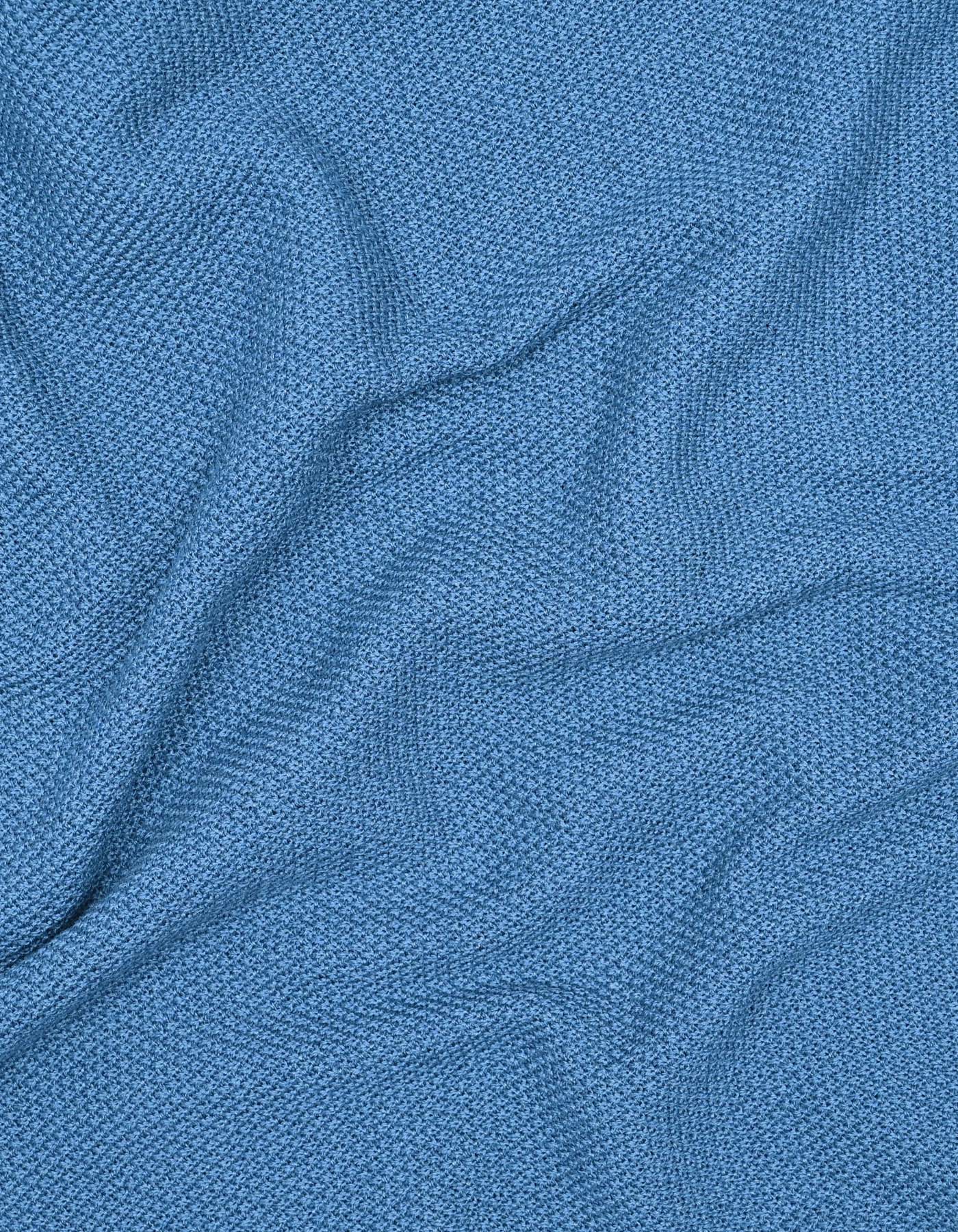 Aura Blue Plain Pull Over STP2603-1-XXL