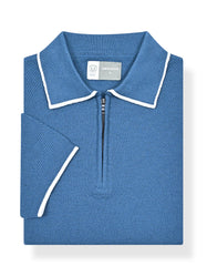 Aura Blue Plain Pull Over STP2603-1-M