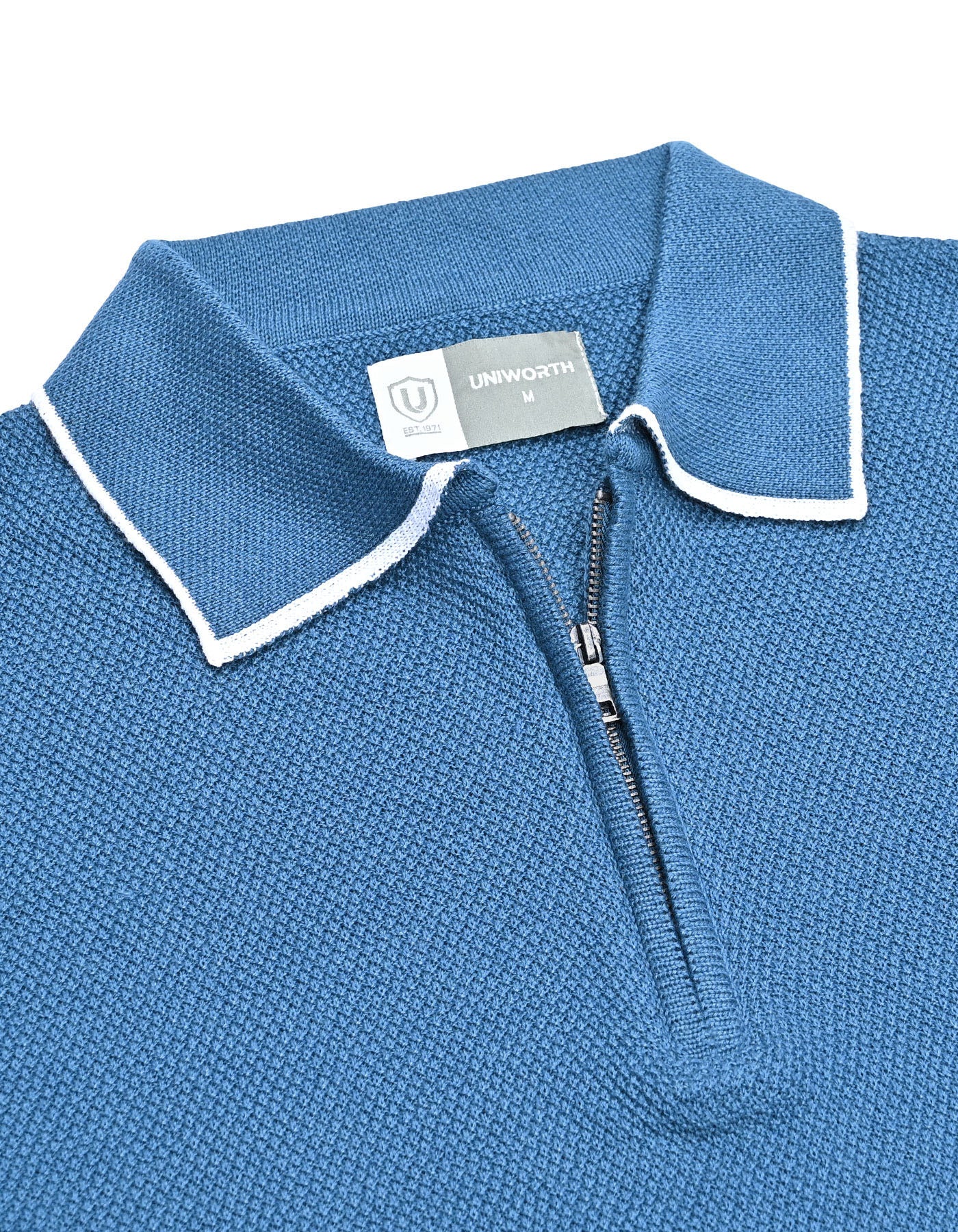 Aura Blue Plain Pull Over STP2603-1-L