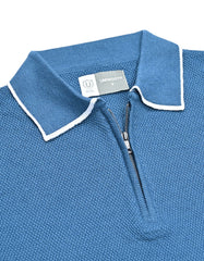 Aura Blue Plain Pull Over STP2603-1-L