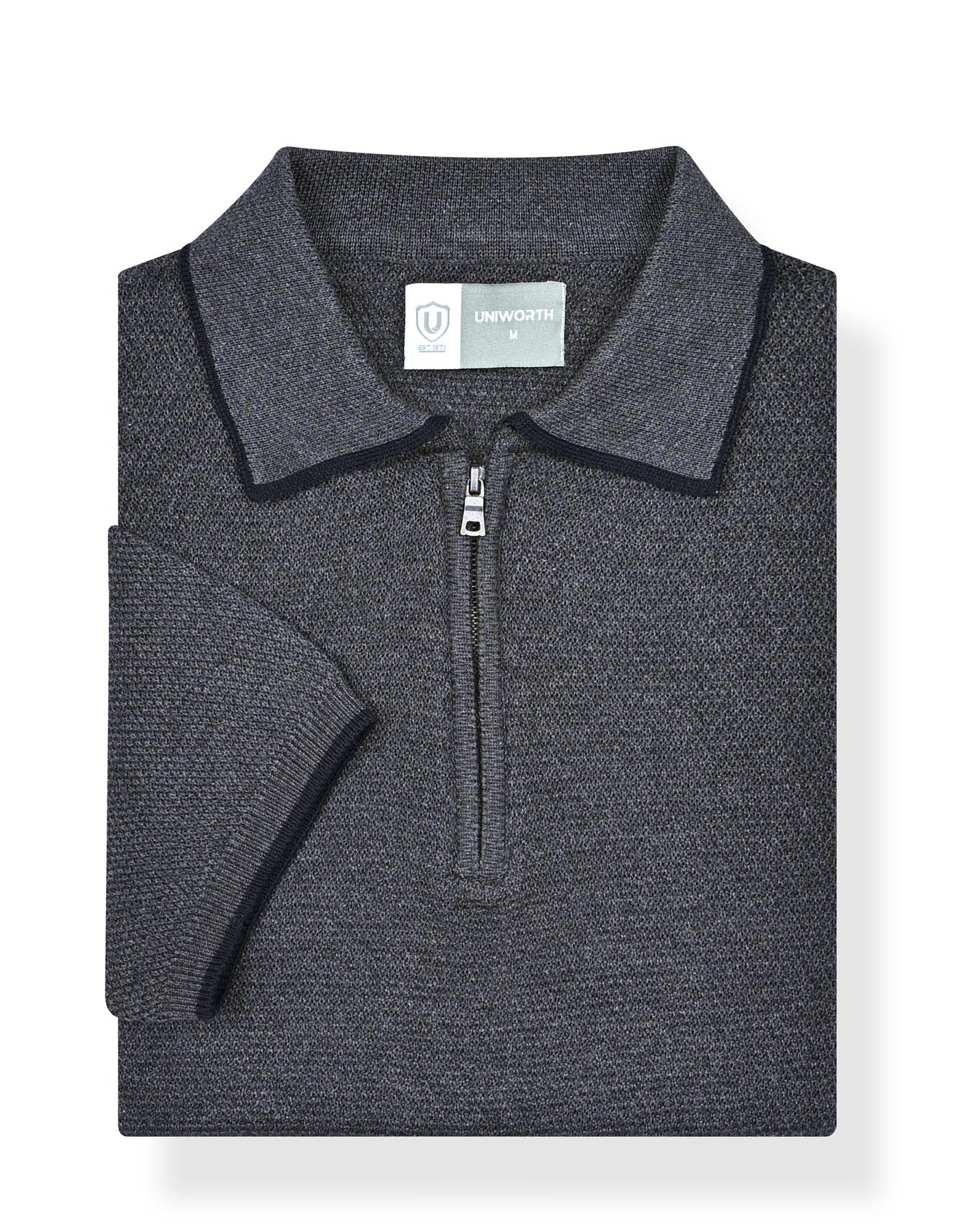 Charcoal Plain Pull Over STP2603-2-M