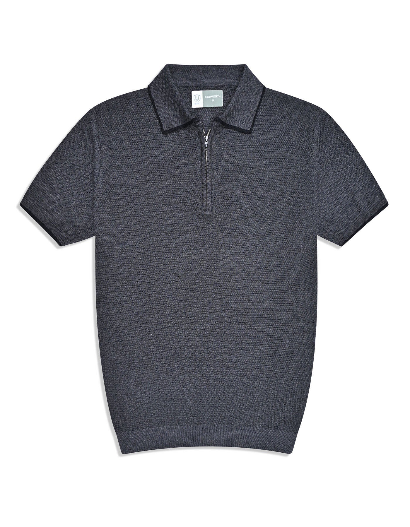 Charcoal Plain Pull Over STP2603-2-S
