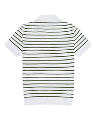 White Stripe Pull Over STP2604-XL