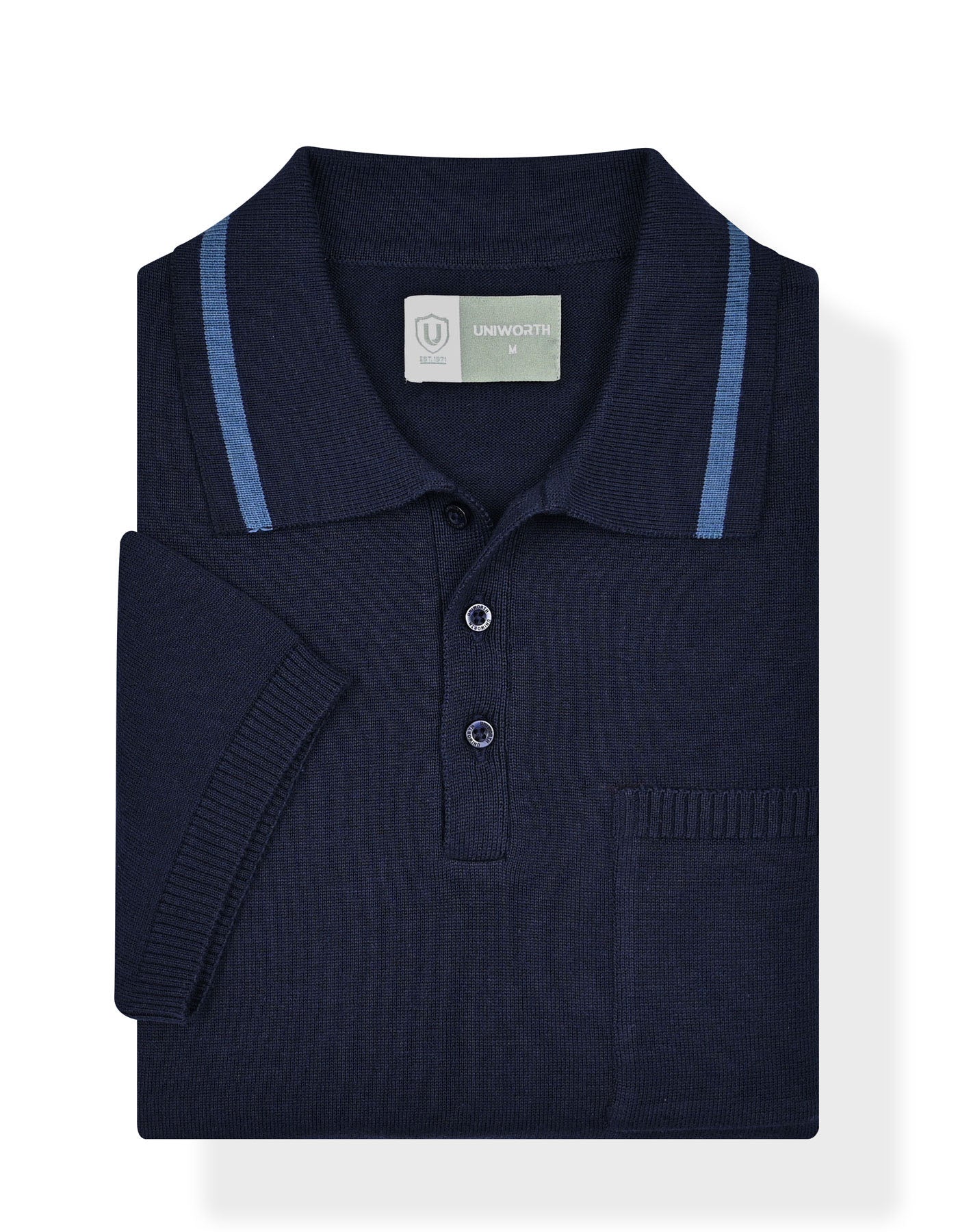 Navy Plain Pull Over STP2606-1-M