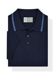 Navy Plain Pull Over STP2606-1-M