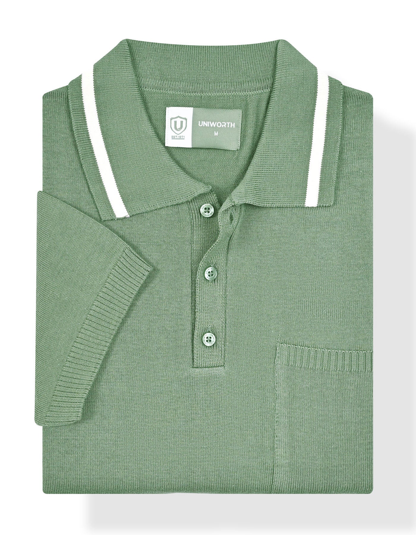 Olive Plain Pull Over STP2606-2-M
