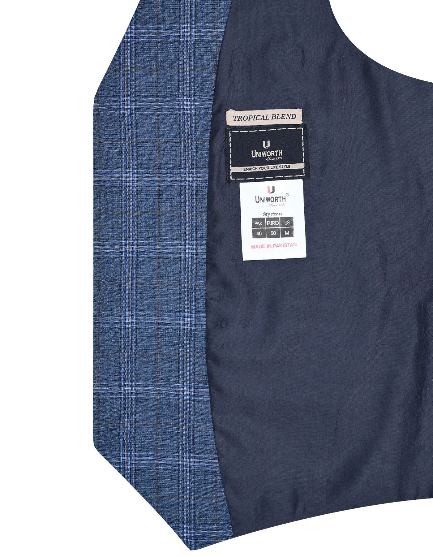 Sky Check Suit STW2422-38