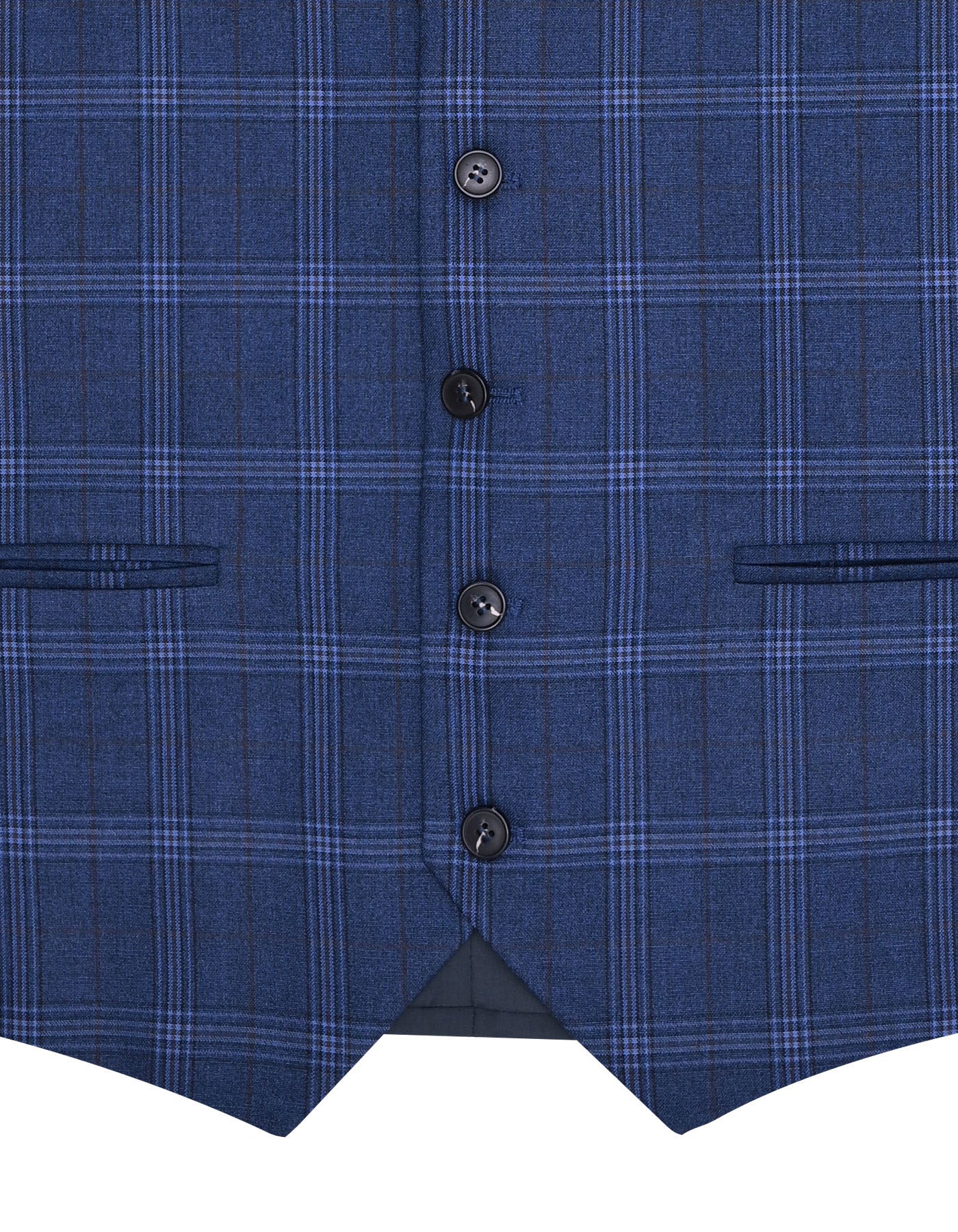 Blue Check Suit STW2424-36