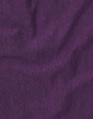 Purple Color Block Band Collar T-Shirt