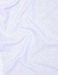 White Color Block Band Collar T-Shirt