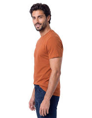 Rust Texture Crew Neck T-shirt