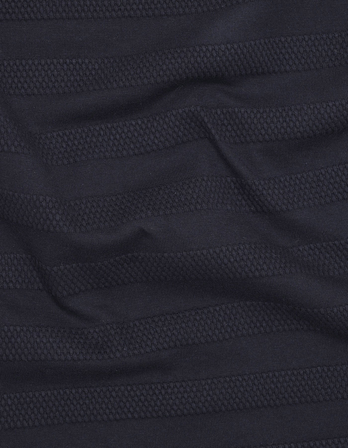 Black Texture Crew Neck T-shirt