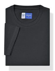Black Textured Crew Neck T-Shirt
