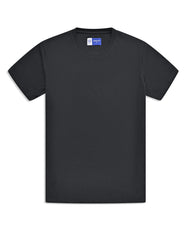 Black Textured Crew Neck T-Shirt