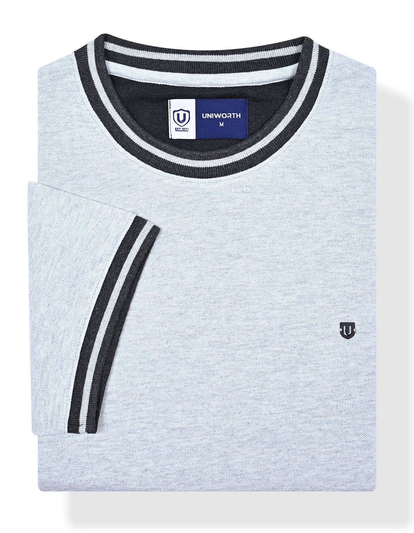 Plain Charcoal Melange TCN2614-M