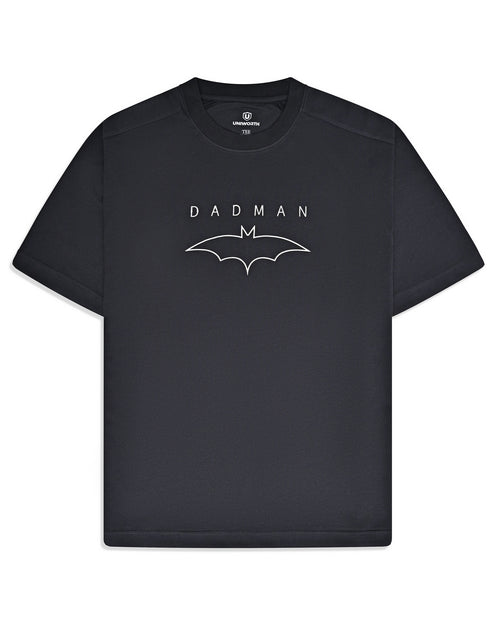 Black Dadman Printed Crew Neck T-Shirt
