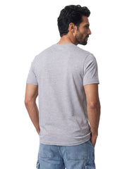 Grey Plain Basic Tee