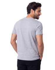 Grey Plain Basic Tee