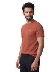 Rust Plain Basic Tee