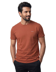 Rust Plain Basic Tee