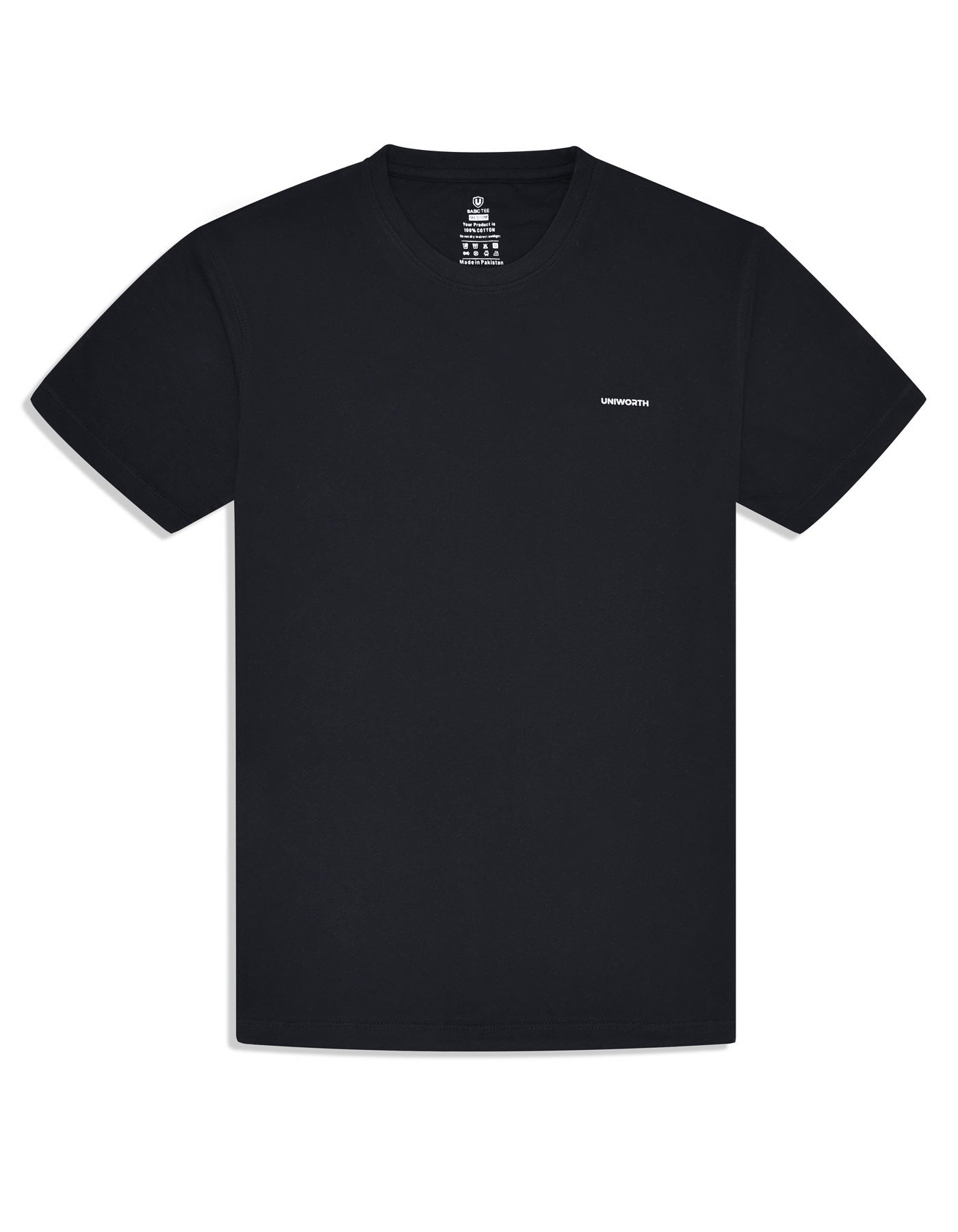 Plain Black TEE2500-1-S