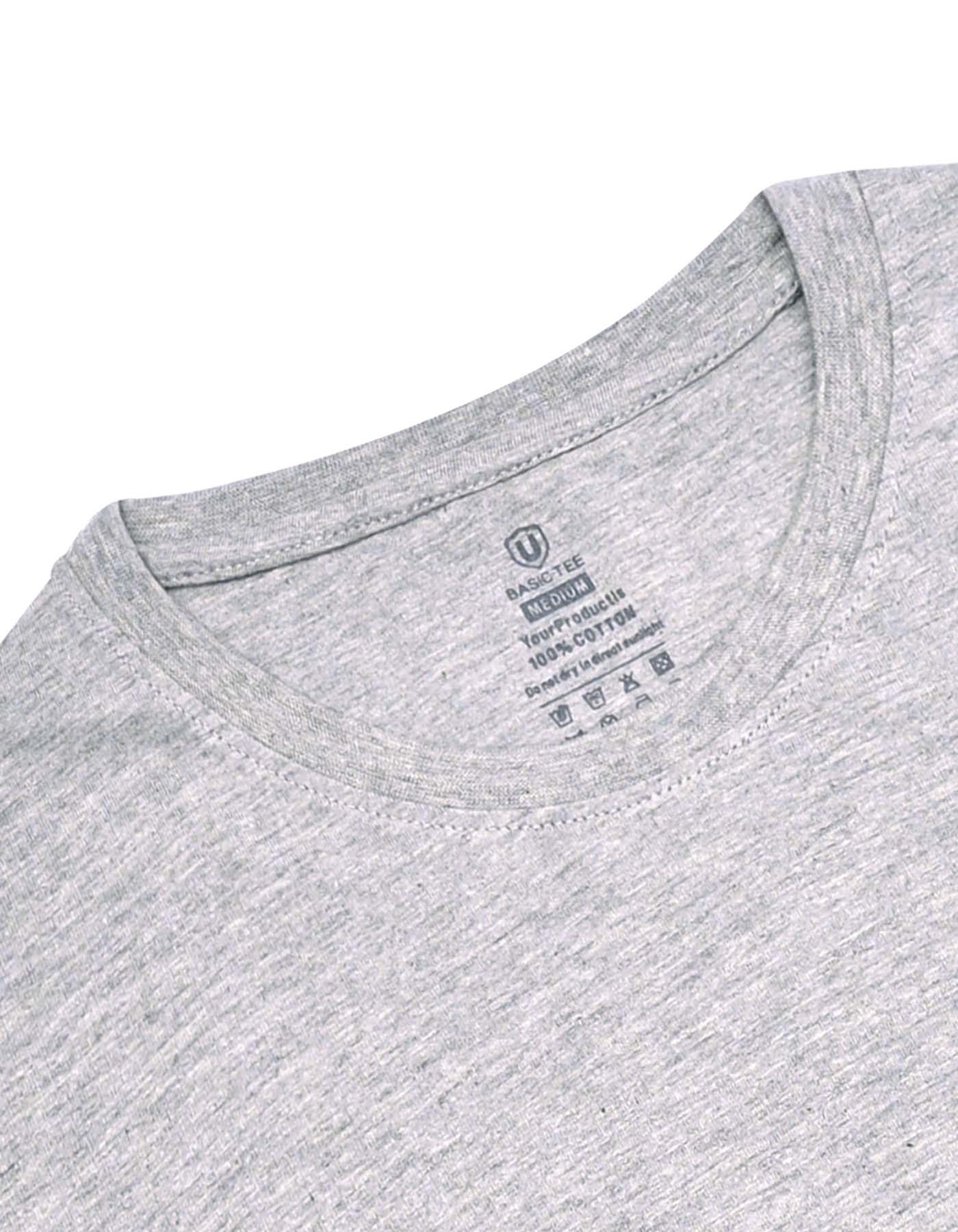 Plain Heather Grey TEE2502-1-L