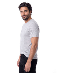 Heather Grey Plain Basic Tee