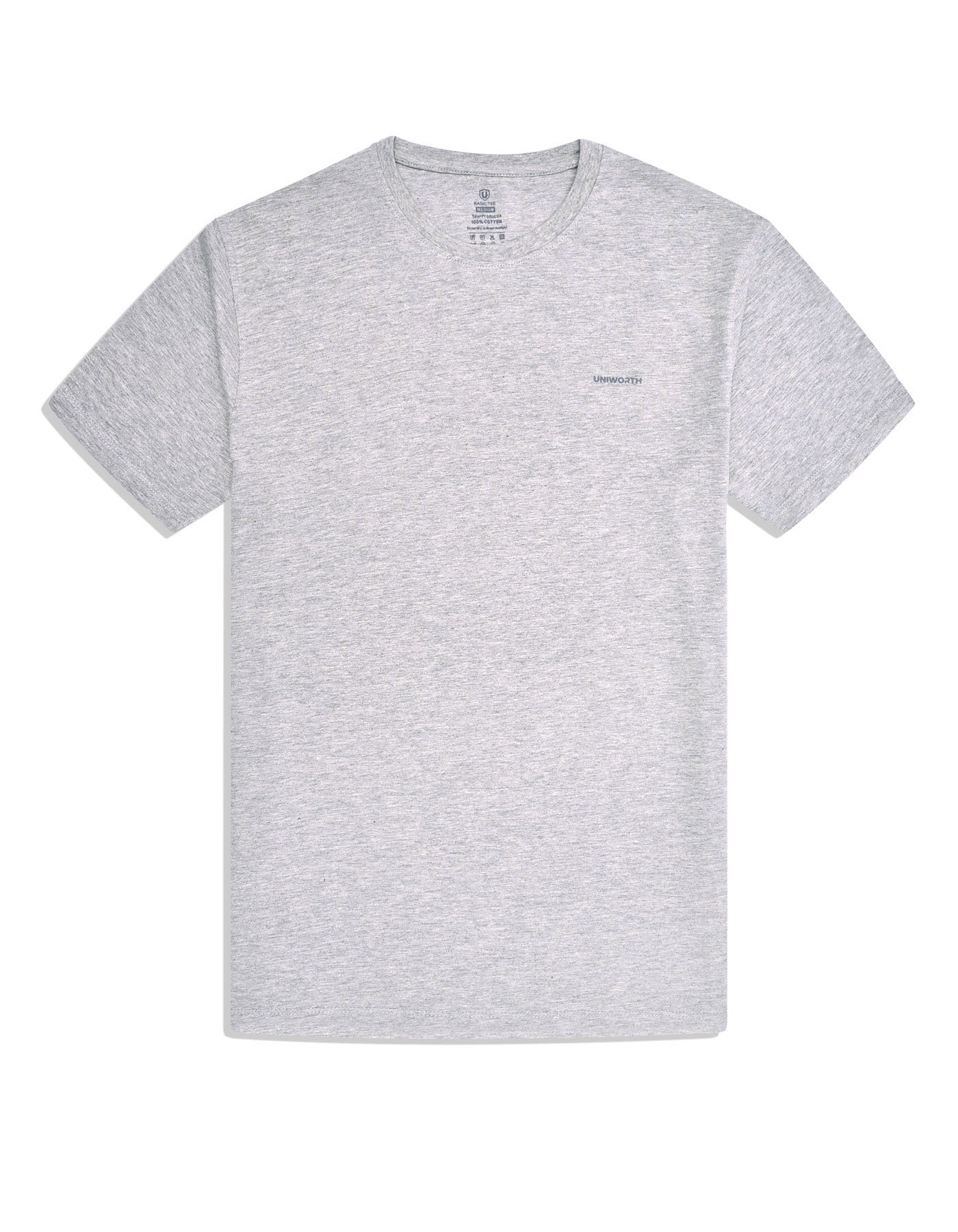 Plain Heather Grey TEE2502-1-S