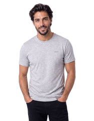Heather Grey Plain Basic Tee
