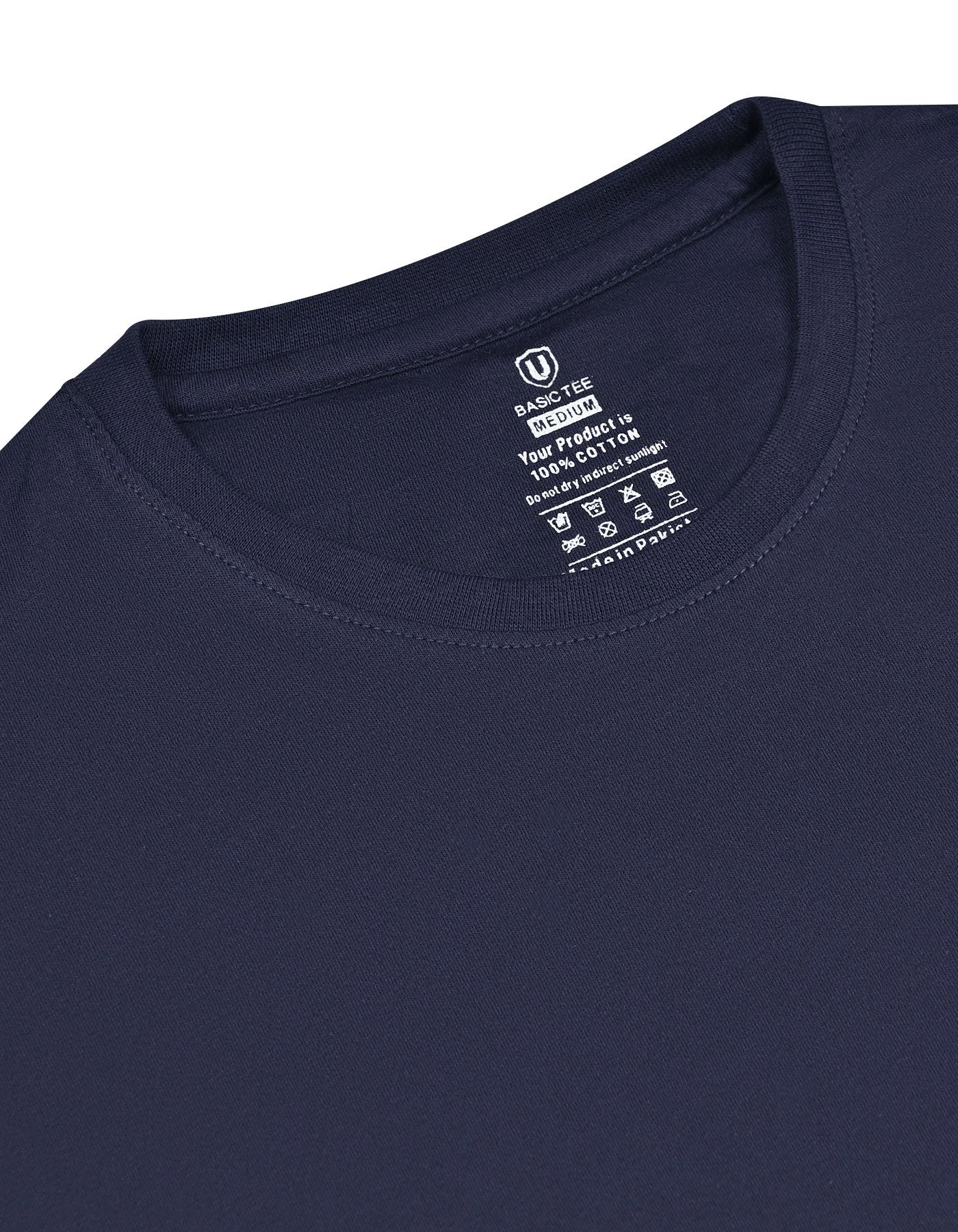 Plain Navy TEE2503-1-L