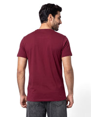 Maroon Plain Basic Tee
