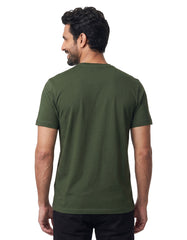 Green Plain Basic Tee