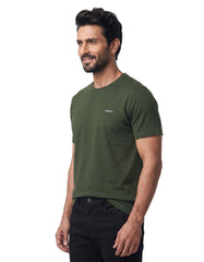 Green Plain Basic Tee