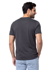 Charcoal Plain Basic Tee