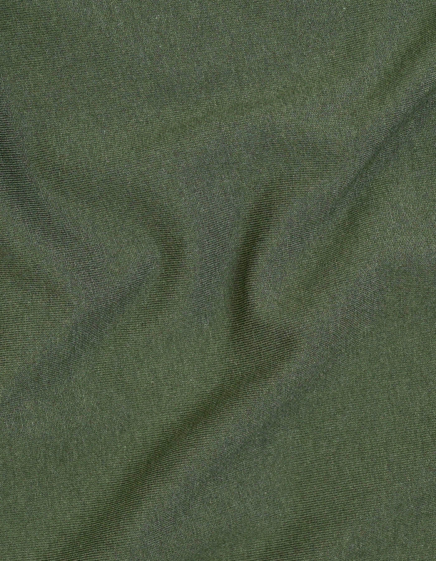 Olive Plain Basic Tee