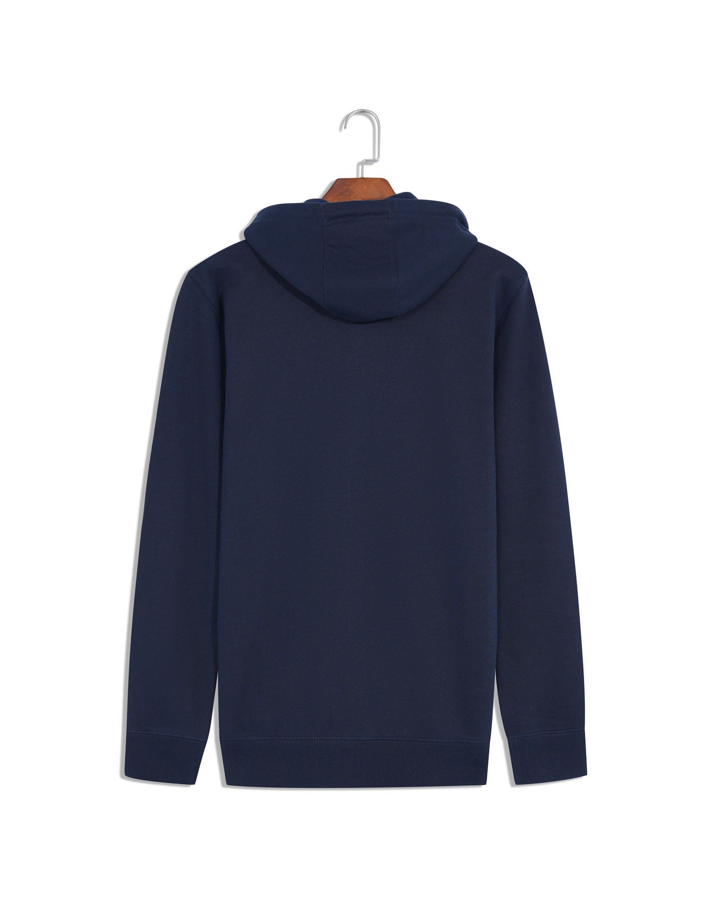 Navy Plain Zipper Hoodie