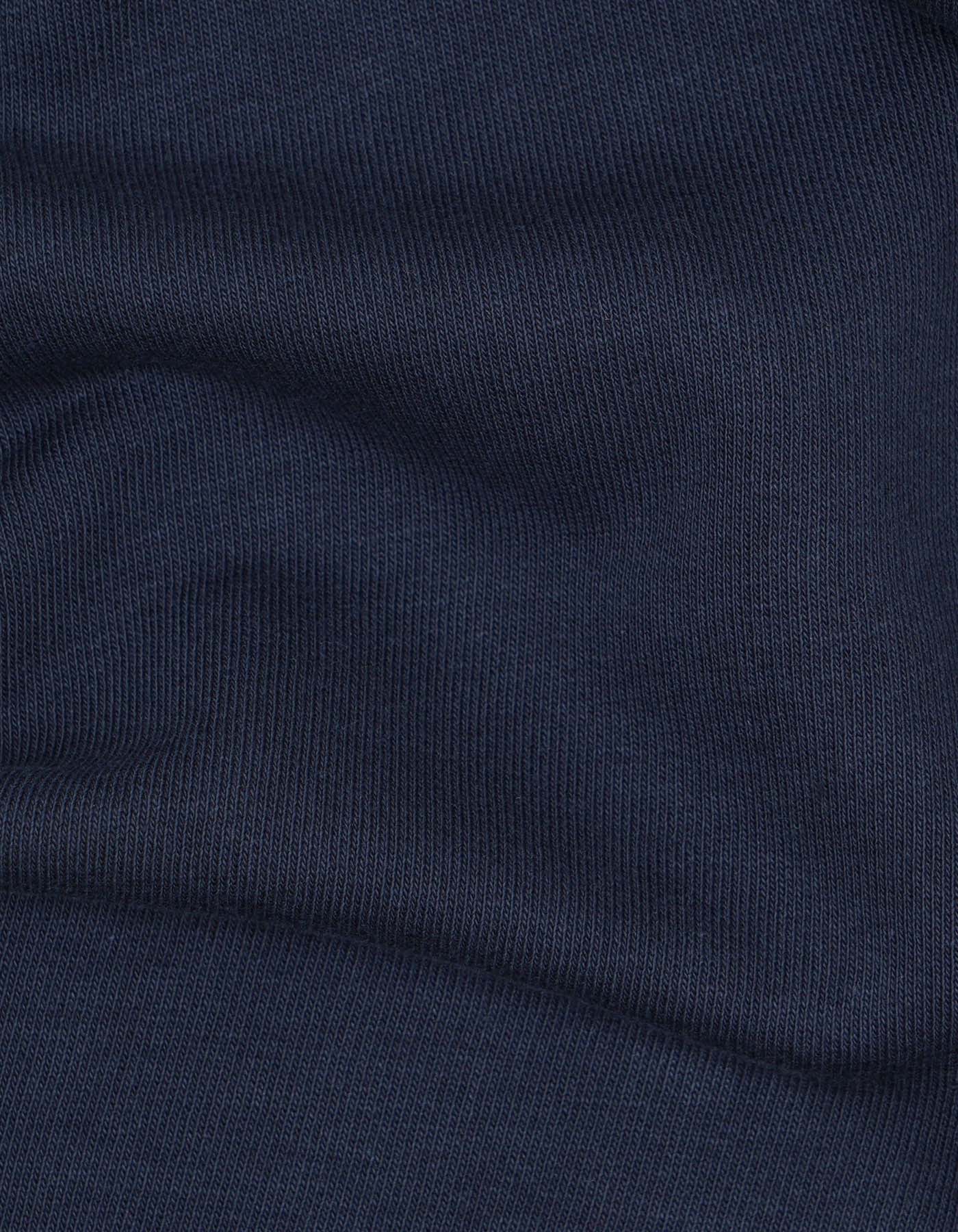 Navy Plain Zipper Hoodie