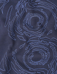 Navy Texture Pullover Hoodie