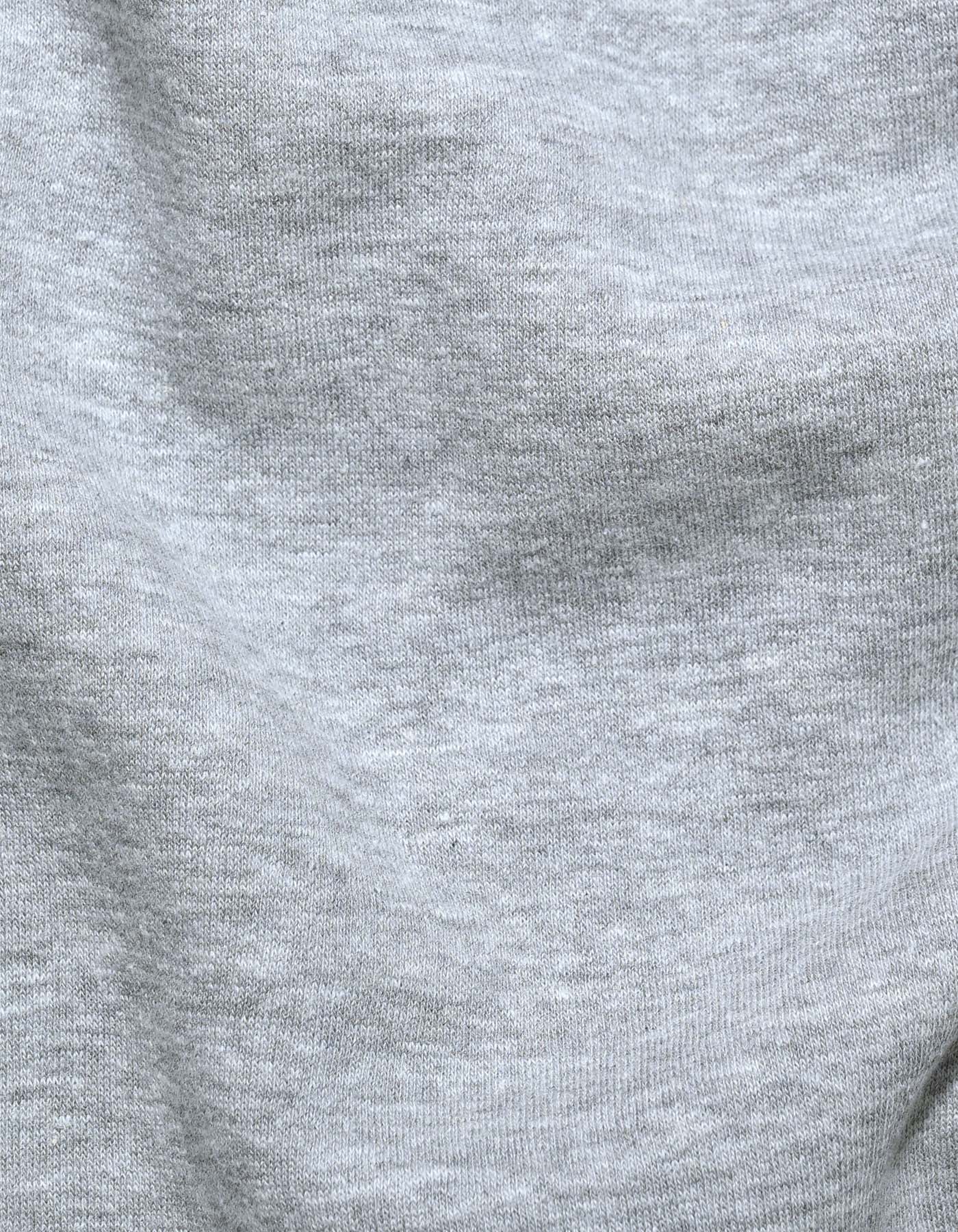 Grey Plain Zipper Hoodie