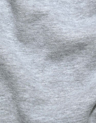 Grey Plain Zipper Hoodie