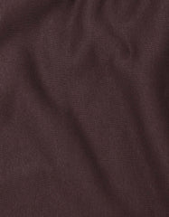 D Brown Plain Pullover Hoodie