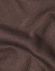 Brown Plain Pullover Hoodie