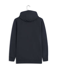 Black Plain Zipper Hoodie