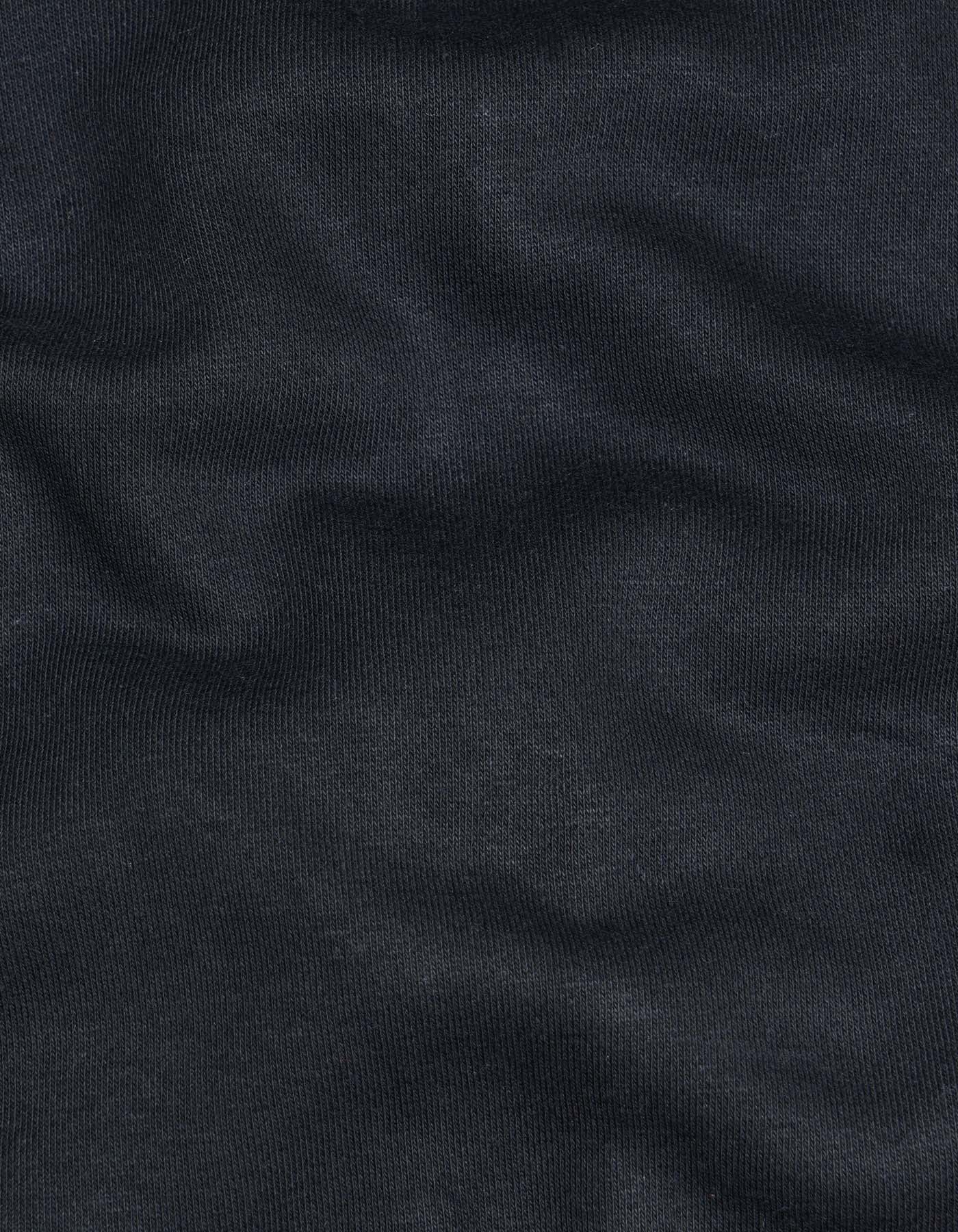 Black Plain Zipper Hoodie