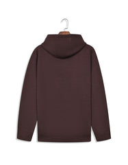 Brown Texture Pullover Hoodie