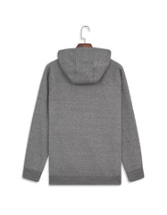 Charcoal Melange Nature Graphic Hoodie