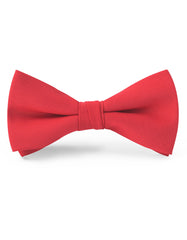 Red Plain Bow Tie