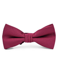 Maroon Plain Bow Tie