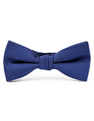 Navy Plain Bow Tie